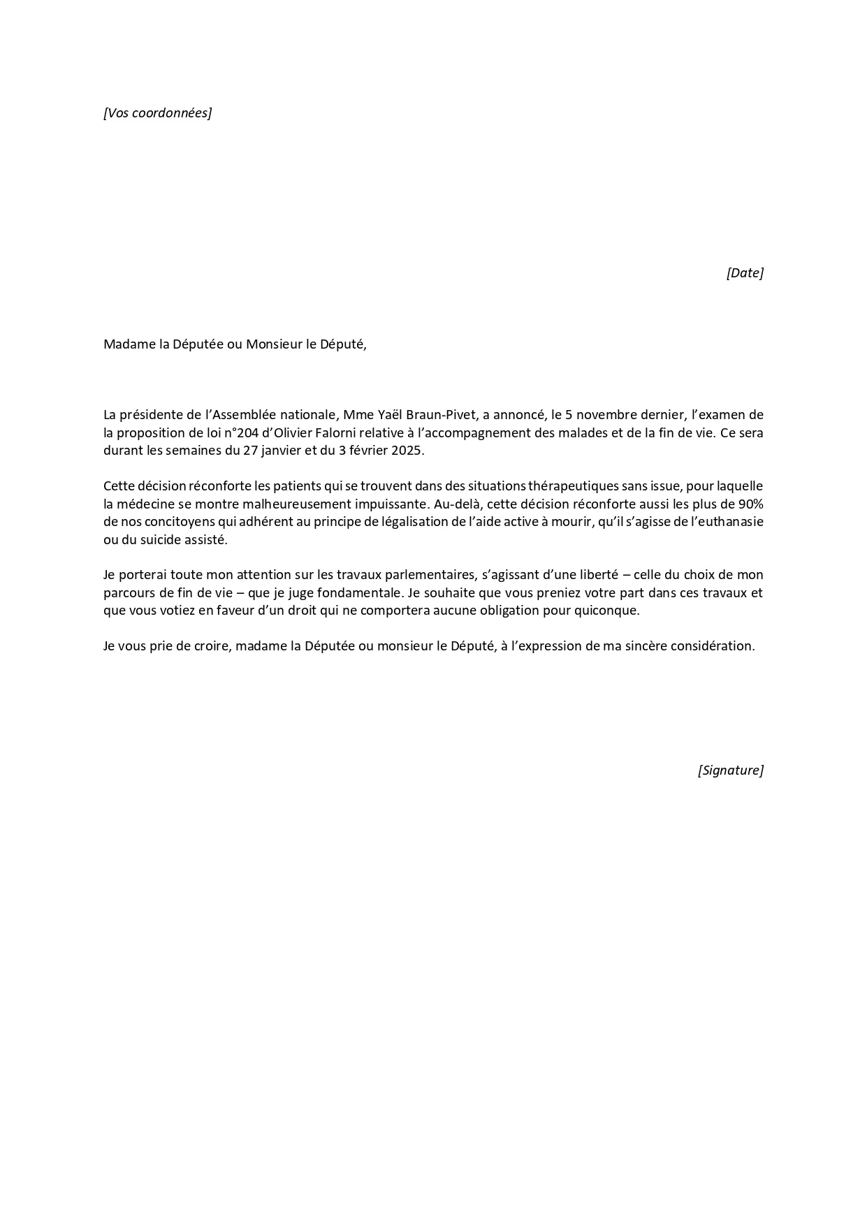 Lettre militante